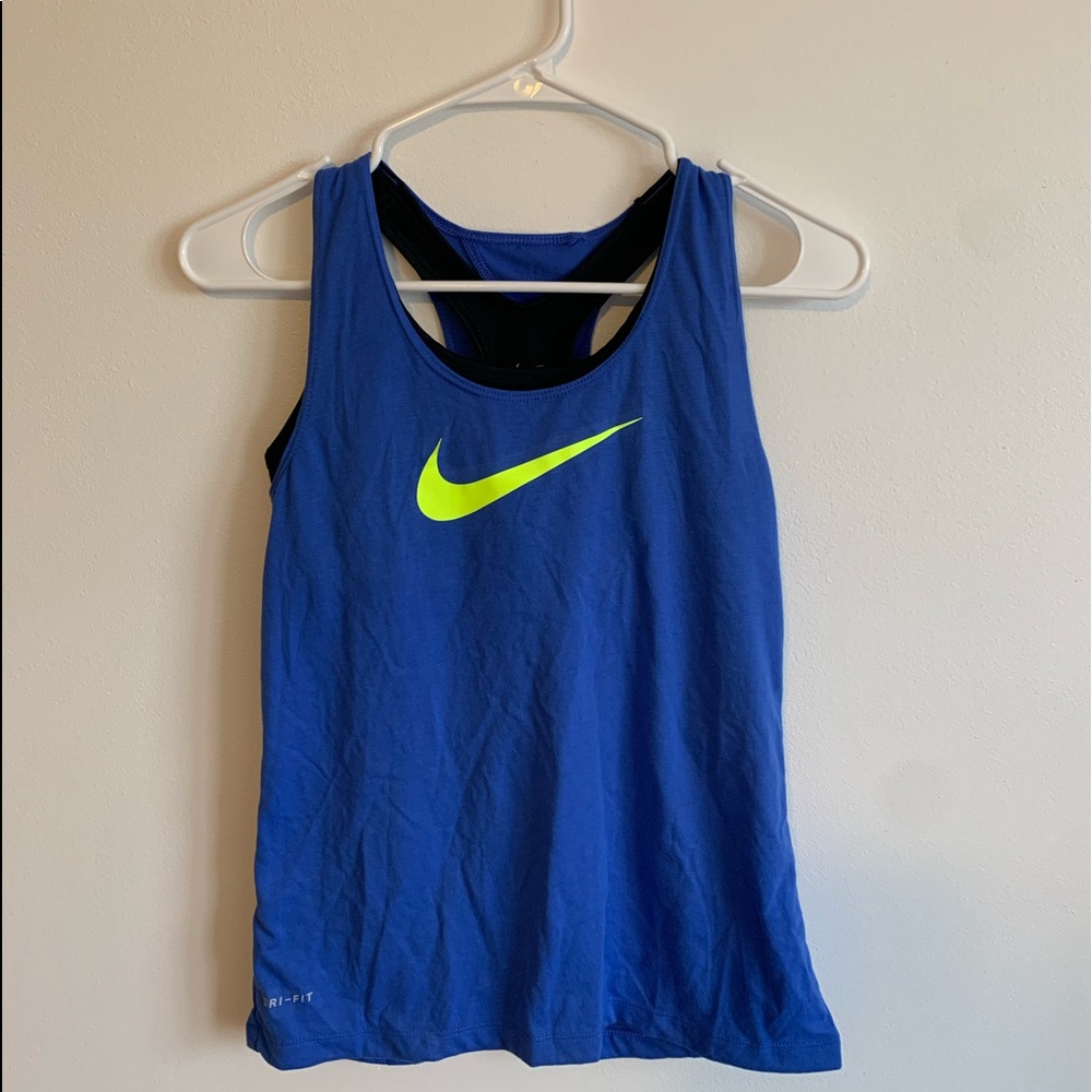 Brand new blue nike tank top!